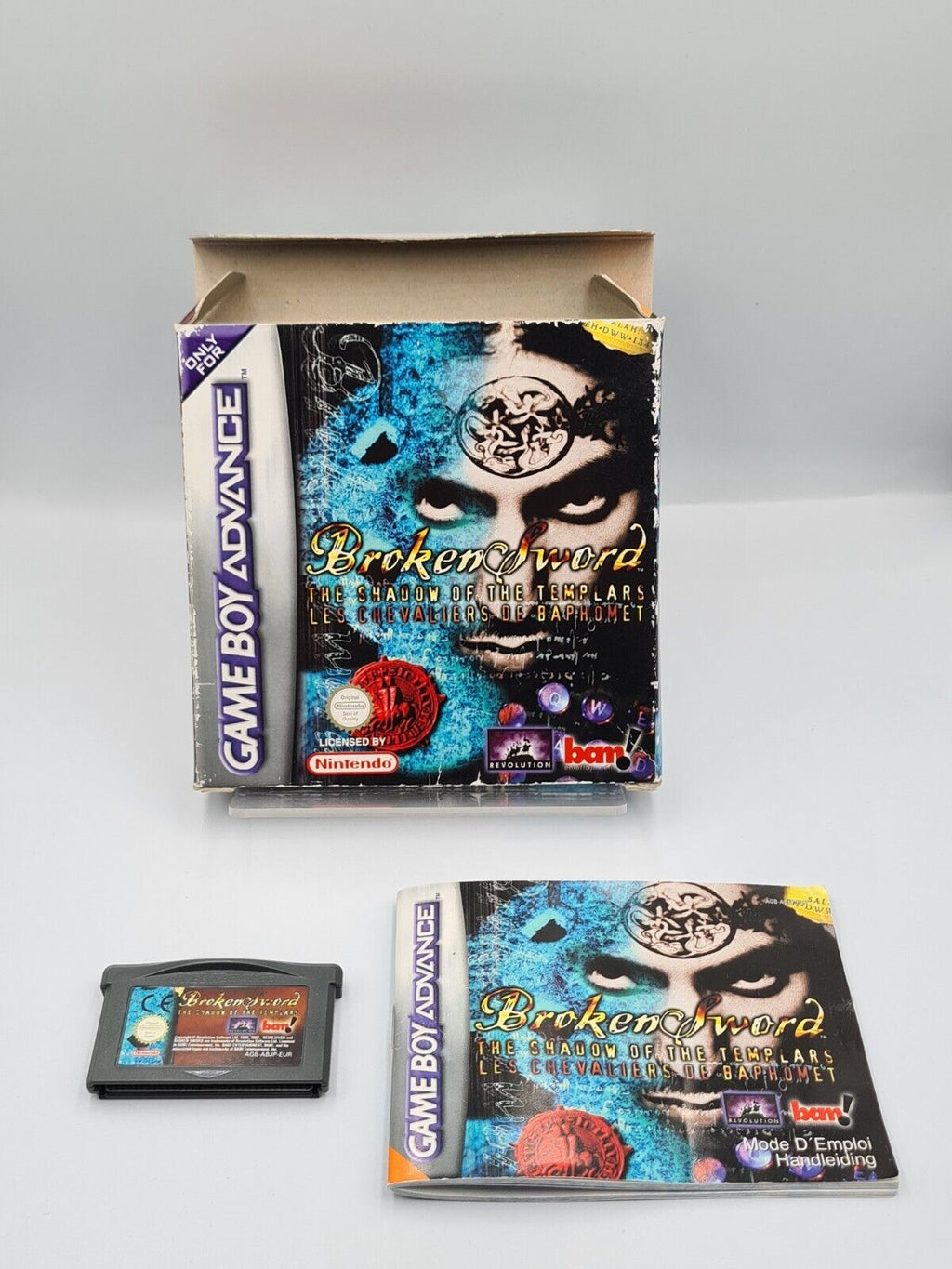Game Boy Advance Broken Sword Shadow of The Templars mit OVP und Anleitung EUR - T-Retro-Games 