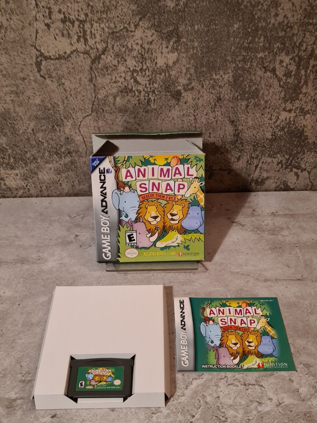 Nintendo Game Boy Advance Animal Snap mit OVP und Anleitung USA - T-Retro-Games 
