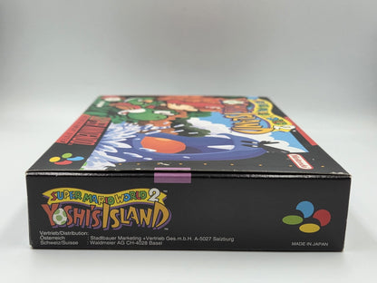 SNES Super Nintendo Super Mario World 2: Yoshi's Island mit OVP + Anleitung FRG