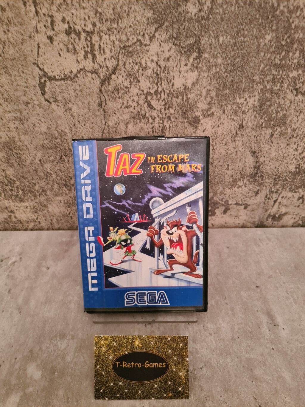 Sega Mega Drive Taz in Escape from Mars mit OVP und Anleitung Multi Language - T-Retro-Games 