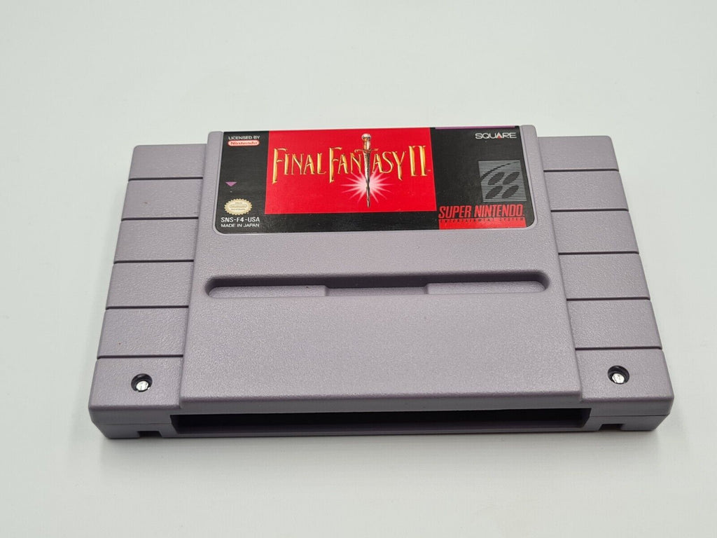 SNES Super Nintendo Final Fantasy II mit OVP und Anleitung + Karte NTSC-USA - T-Retro-Games 