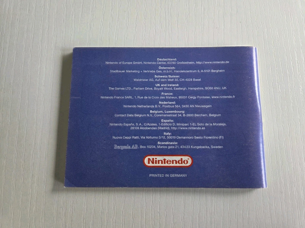 Nintendo Game Boy Classic Kirby's Dream Land  Instruction Booklet NEU6