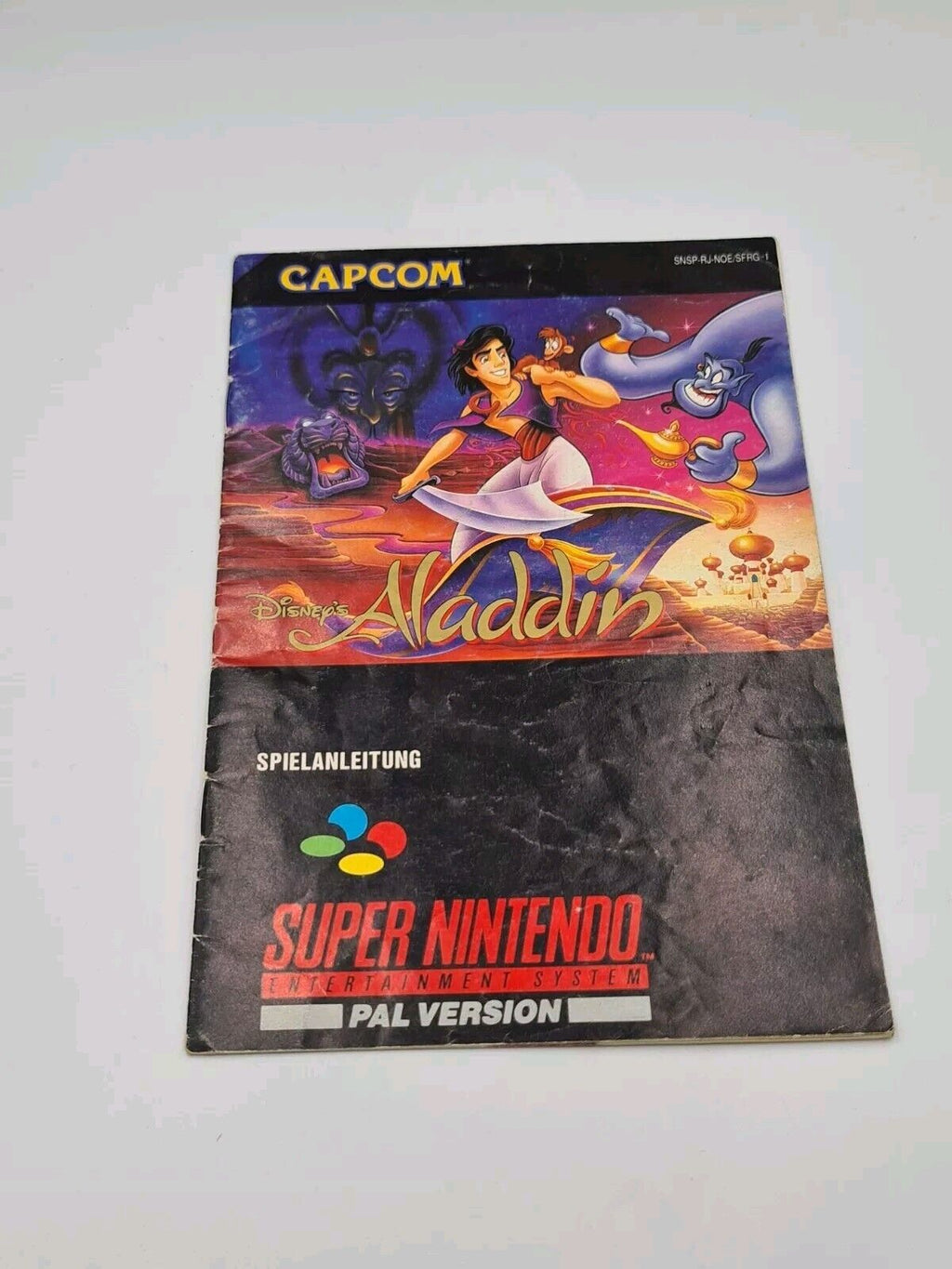 SNES Super Nintendo Disney's Aladdin mit OVP und Anleitung NOE/SFRG - T-Retro-Games 