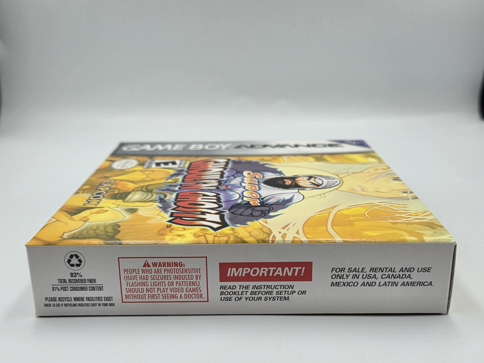 Nintendo Game Boy Advance Super Ghouls'N Ghosts mit OVP und Anleitung USA