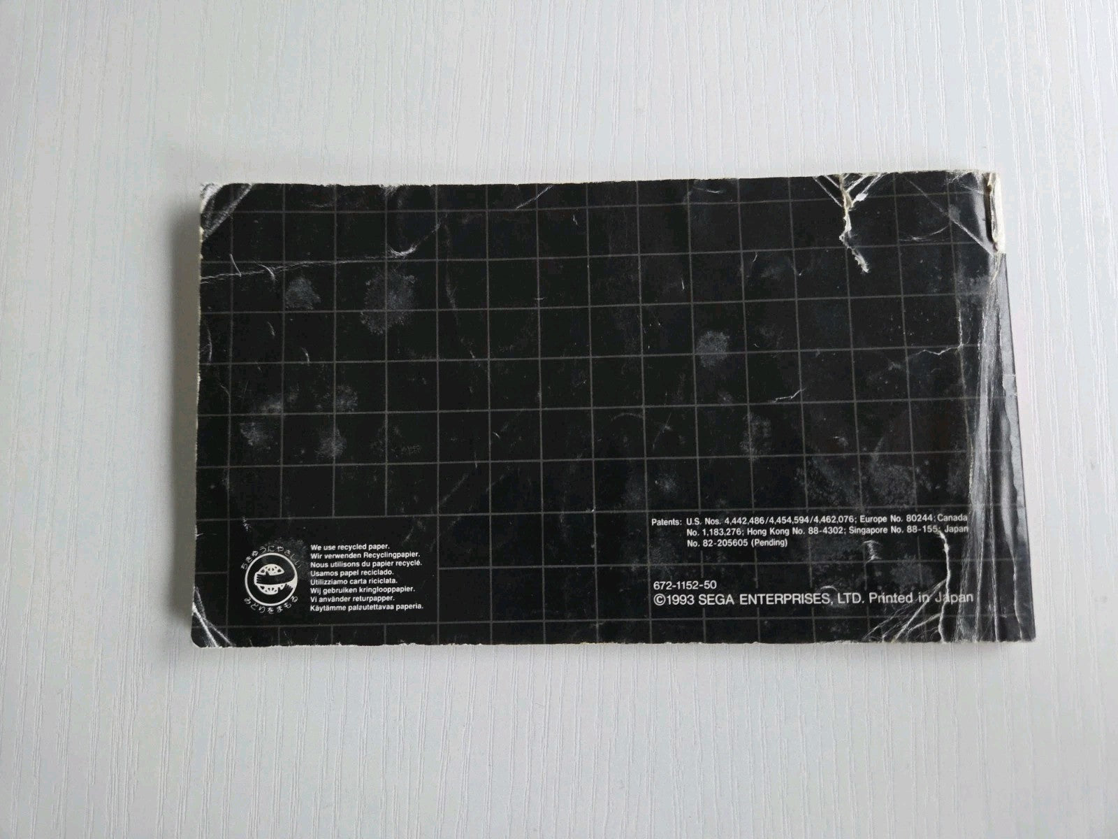 Sega Mega Drive Cyborg Justice Instruction Booklet Spielanleitung