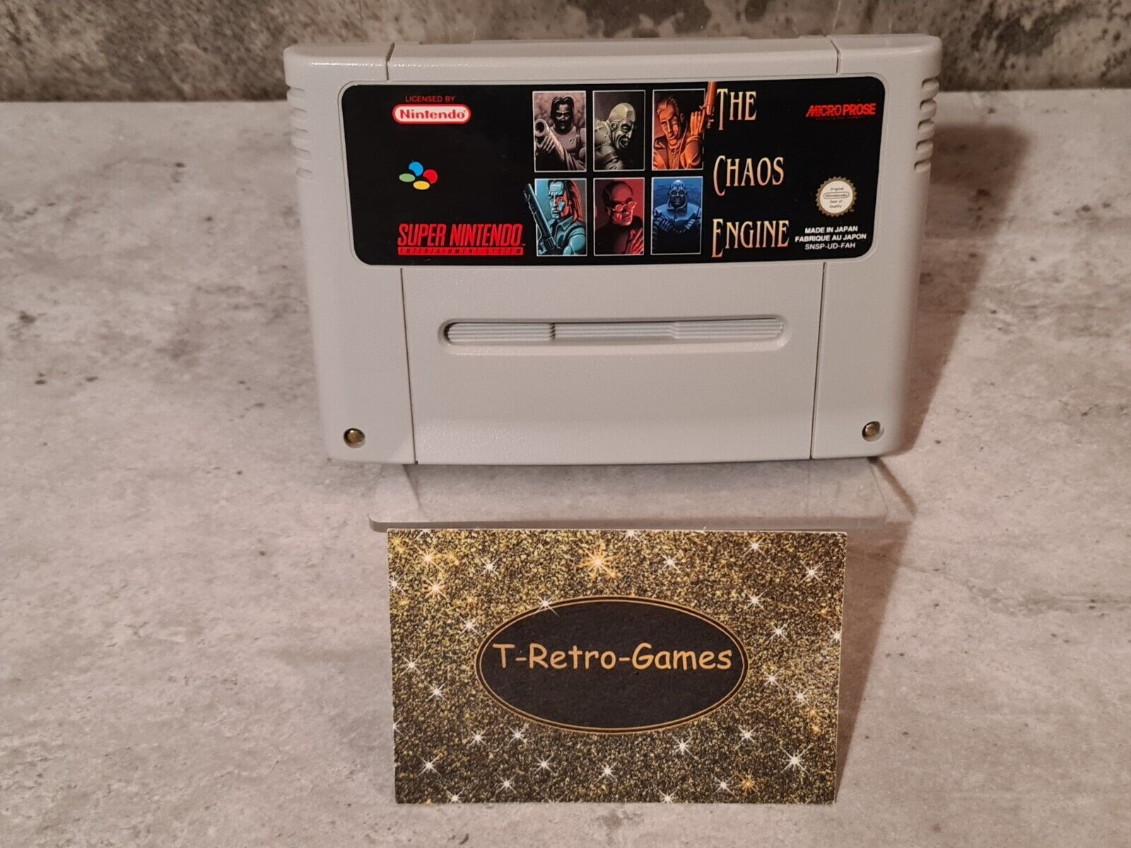 SNES Super Nintendo The Chaos Engine Modul FAH - T-Retro-Games 