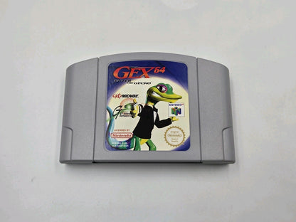 N64 Nintendo 64 Gex 64 Enter The Gecko mit OVP und Anleitung EUR