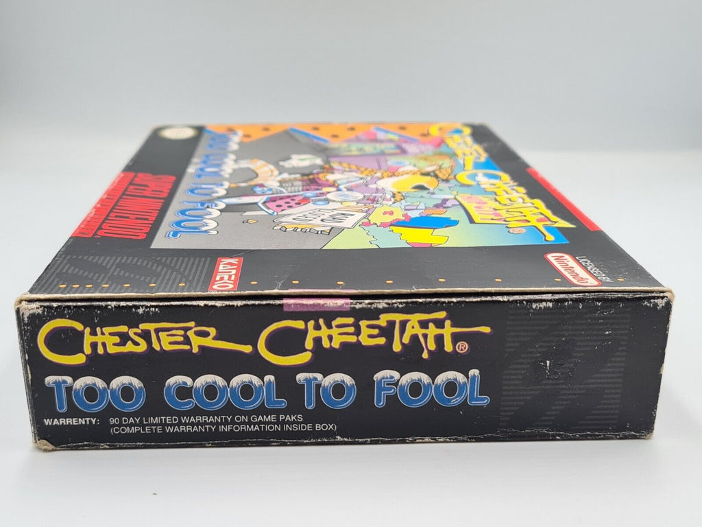 SNES Super Nintendo Chester Cheetah To Cool To Fool mit OVP +Anleitung NTSC USA - T-Retro-Games 