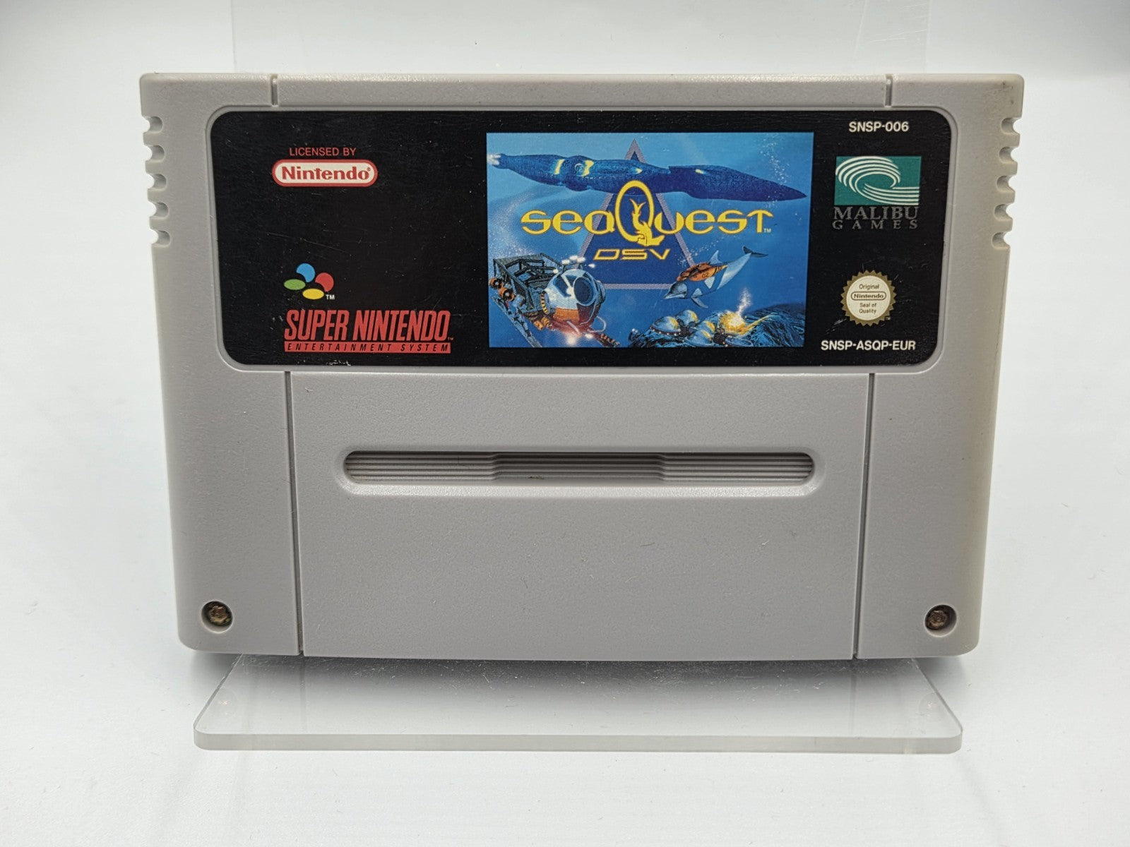 SNES Super Nintendo SeaQuest DSV EUR Modul