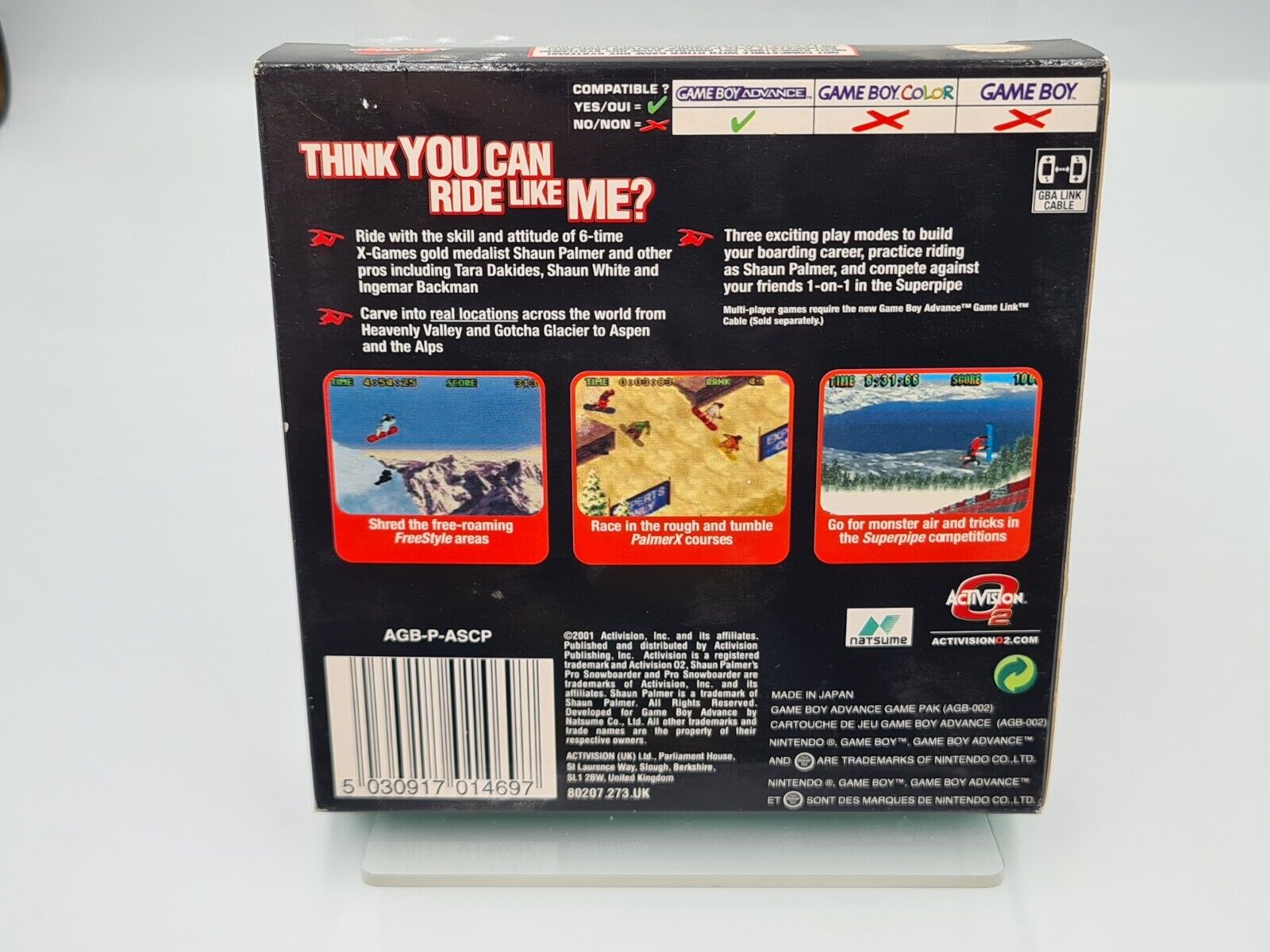 Nintendo Game Boy Advance Shaun Palmer's Pro Snowboarder UKV New Old Stock - T-Retro-Games 