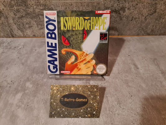 Nintendo Game Boy Classic Sword of Hope mit OVP und Anleitung FRG - T-Retro-Games 