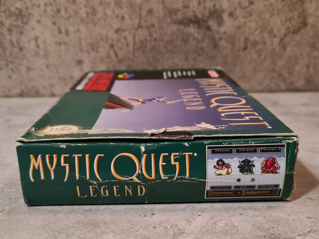 SNES Super Nintendo Mystic Quest Legend mit OVP und Anleitung UKV - T-Retro-Games 