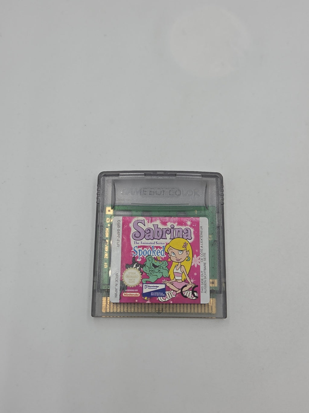 Nintendo Game Boy Color Spiel Sabrina The Animated Series Spooked Modul EUR