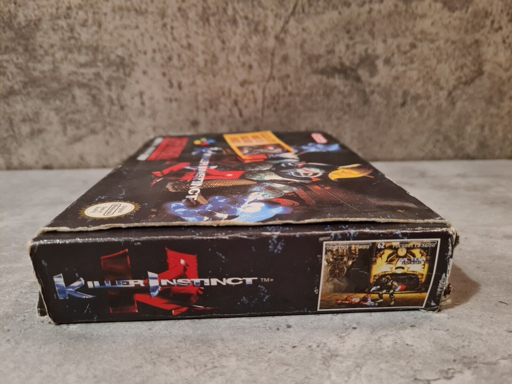 SNES Super Nintendo Killer Instinct mit OVP und Anleitung UKV - T-Retro-Games 