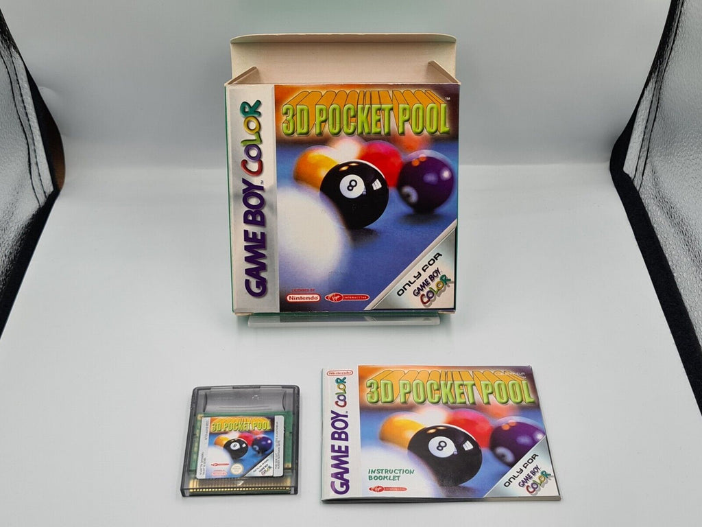 Nintendo Game Boy Color 3D Pocket Pool mit OVP und Anleitung EUR - T-Retro-Games 