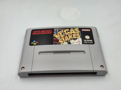 SNES Super Nintendo Vegas Stakes mit OVP und Anleitung GPS