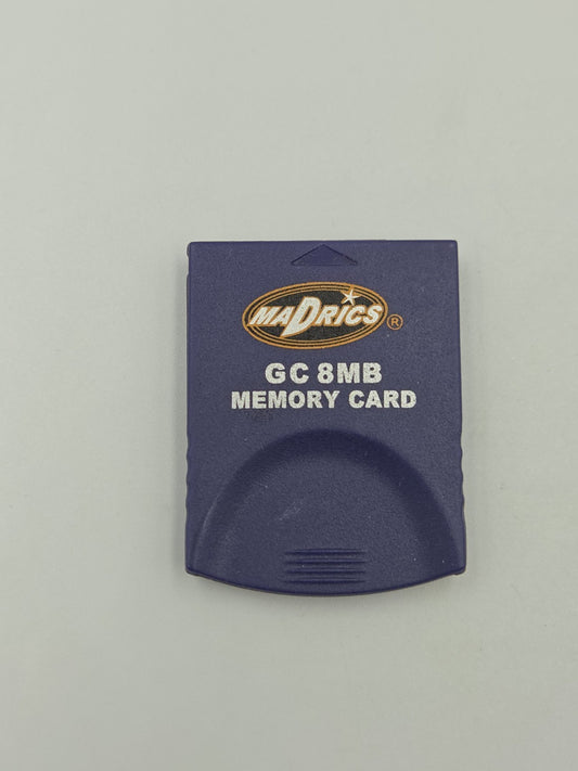 Memory Card 8 MB Schwarz für Nintendo GameCube Madrics