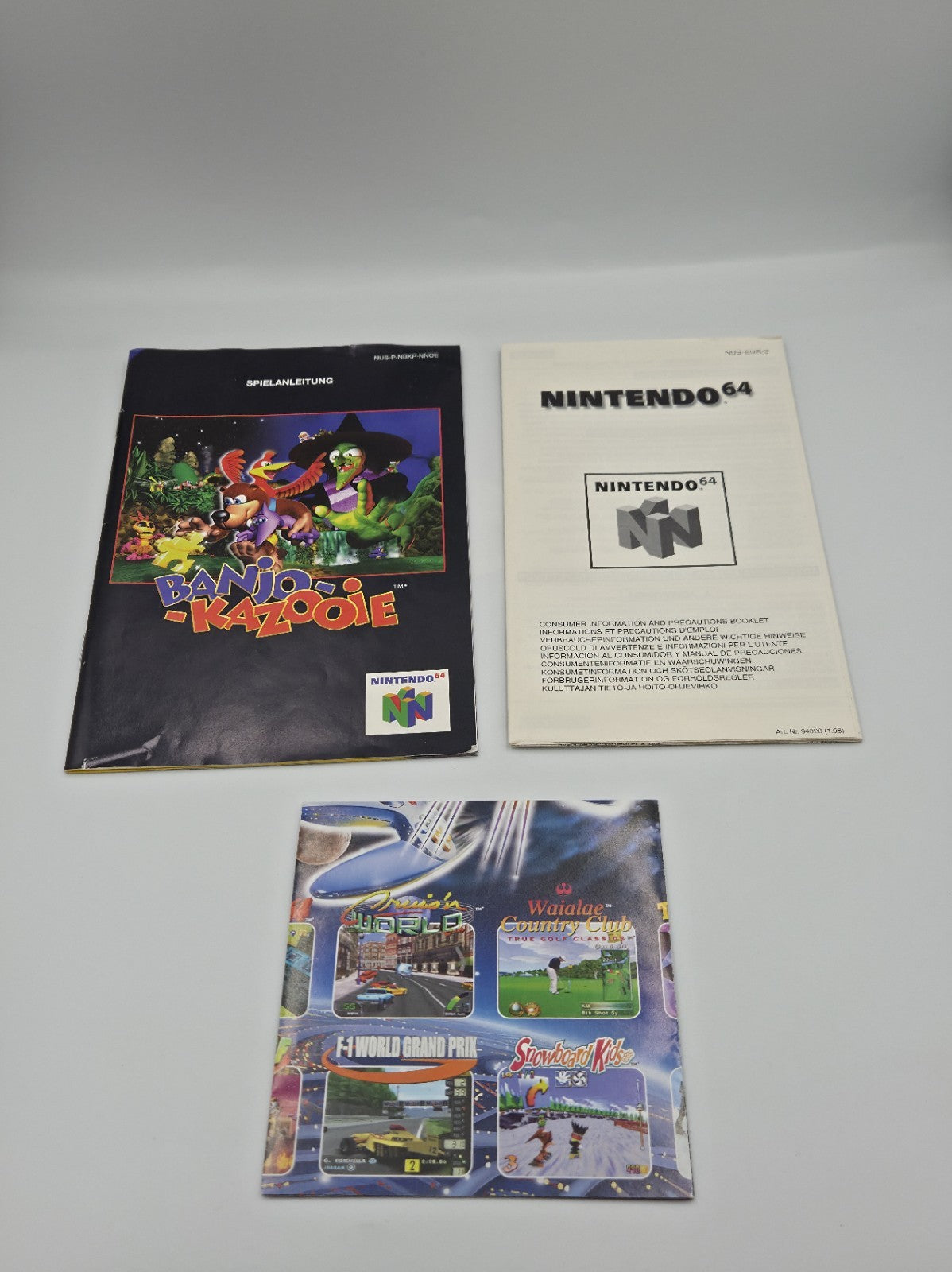 N64 Nintendo 64 Banjo Kazooie mit OVP und Anleitung NOE