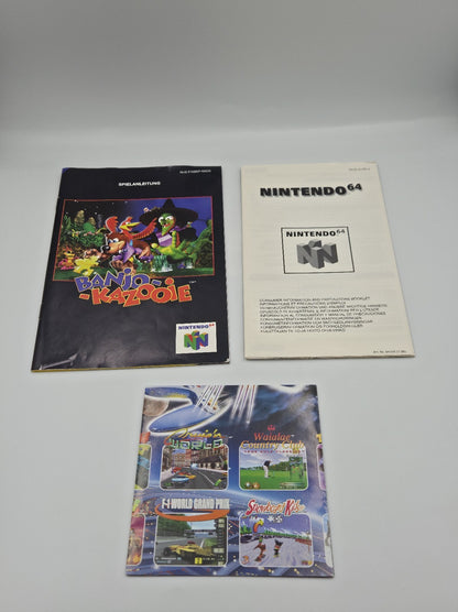 N64 Nintendo 64 Banjo Kazooie mit OVP und Anleitung NOE