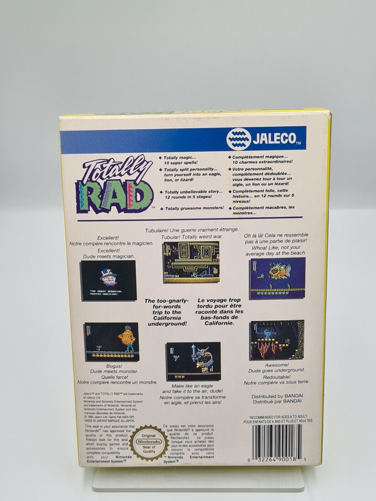 NES Totally Rad mit OVP und Anleitung FRA - T-Retro-Games 