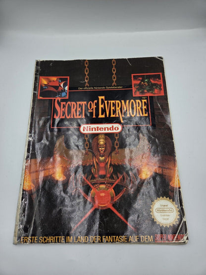 SNES Super Nintendo Secret of Evermore  Der offizielle Spieleberater Deutsch  
