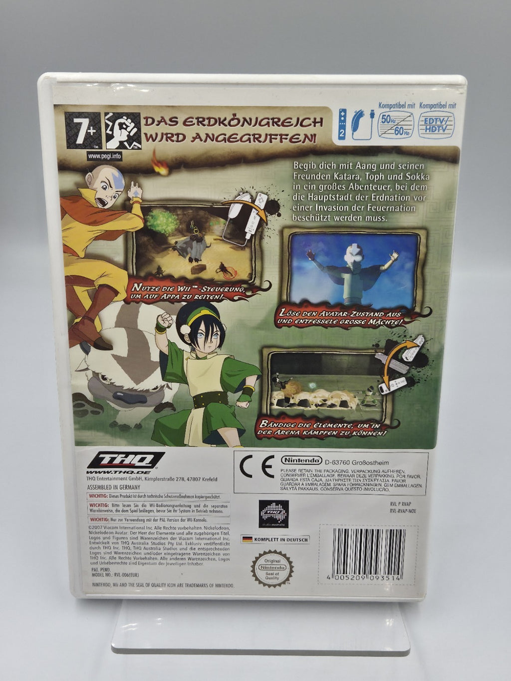 Nintendo Wii Spiel Avatar Die Erde Brennt mit OVP und Anleitung NOE