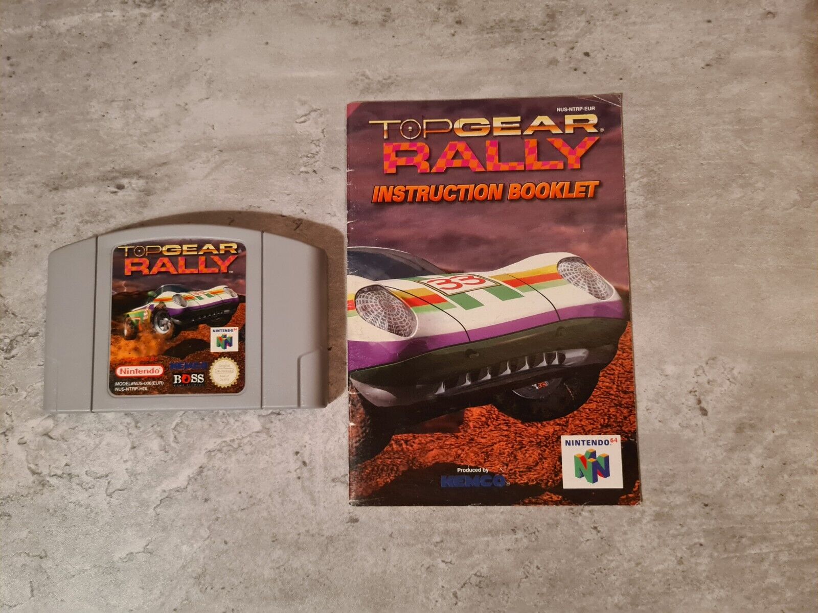 N64 Nintendo 64 Top Gear Rally mit OVP und Anleitung EUR - T-Retro-Games 