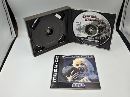 Sega Mega-CD Spiel Dracula Unleashed mit OVP+Anleitung Multi Language 2 Discs