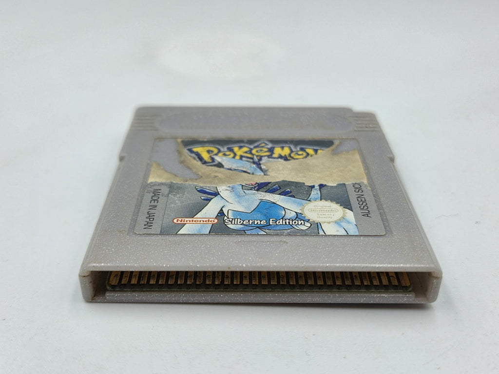 Nintendo Game Boy Color Spiel Pokemon Silberne Edition NOE Modul Speichert 