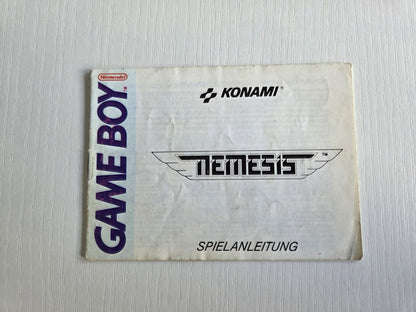 Nintendo Game Boy Classic Nemesis Spielanleitung Instruction Booklet NOE