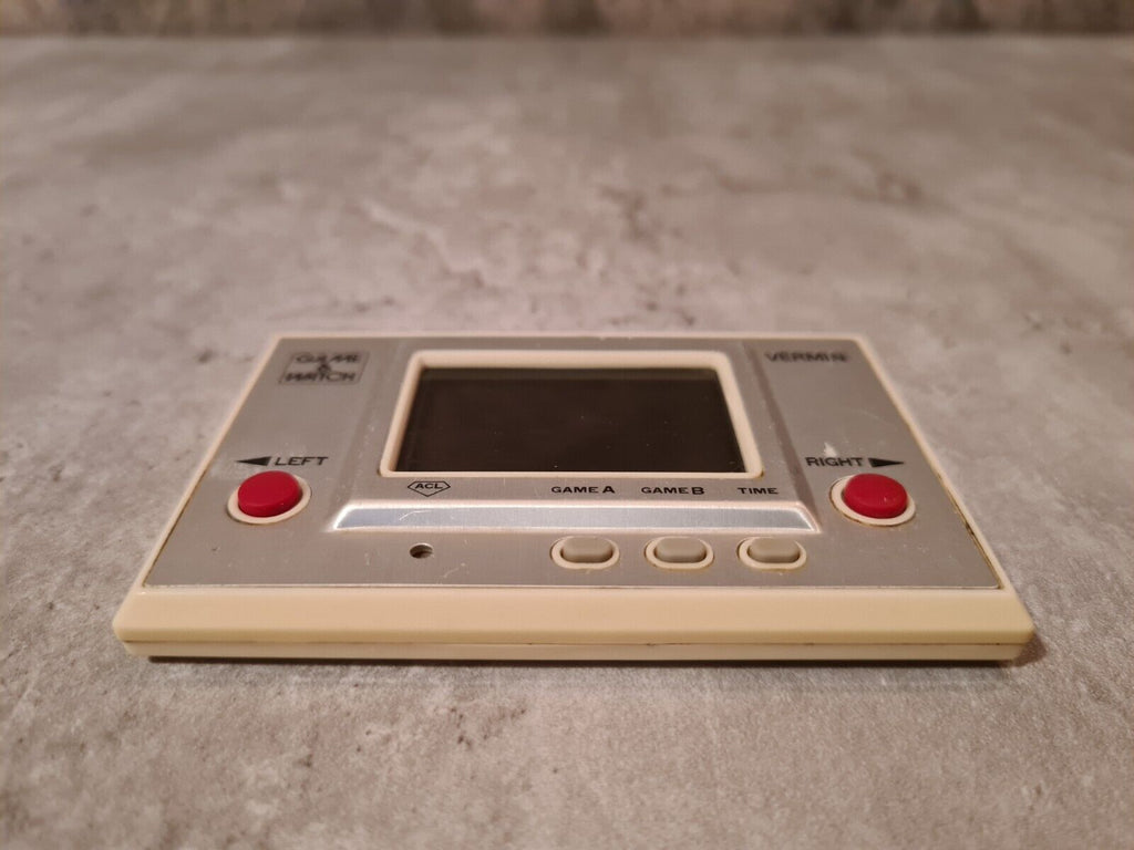 Nintendo Game & Watch Vermin OVP MT-03 1980 - T-Retro-Games 