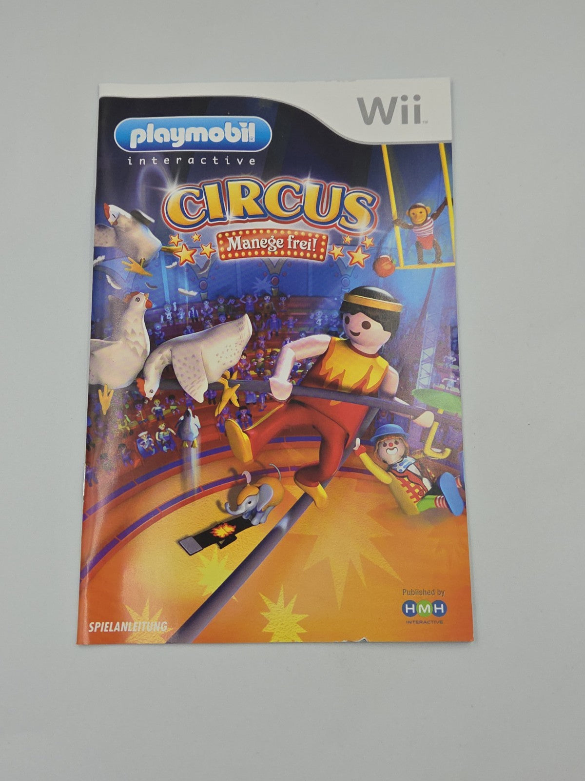 Nintendo Wii Spiel Playmobil Circus Manege Frei mit OVP und Anleitung NOE
