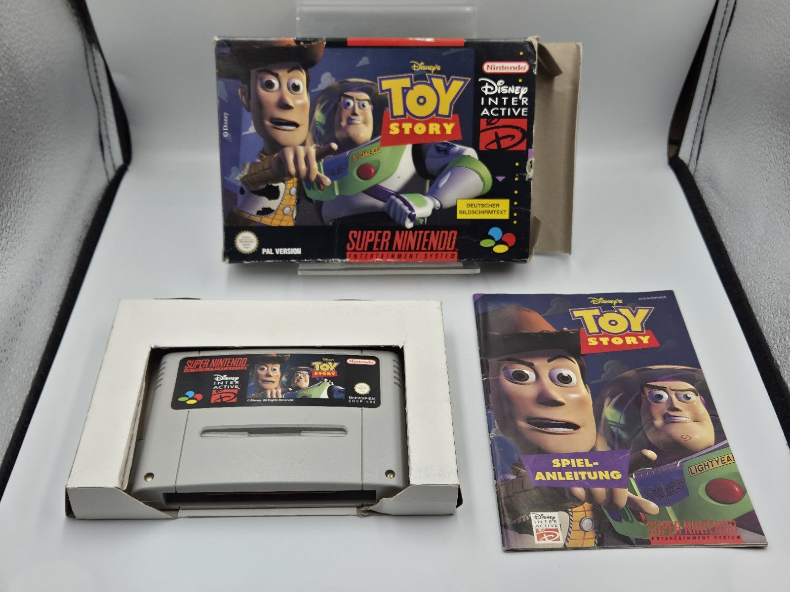 SNES Super Nintendo Spiel Disney's Toy Story mit OVP und Anleitung NOE