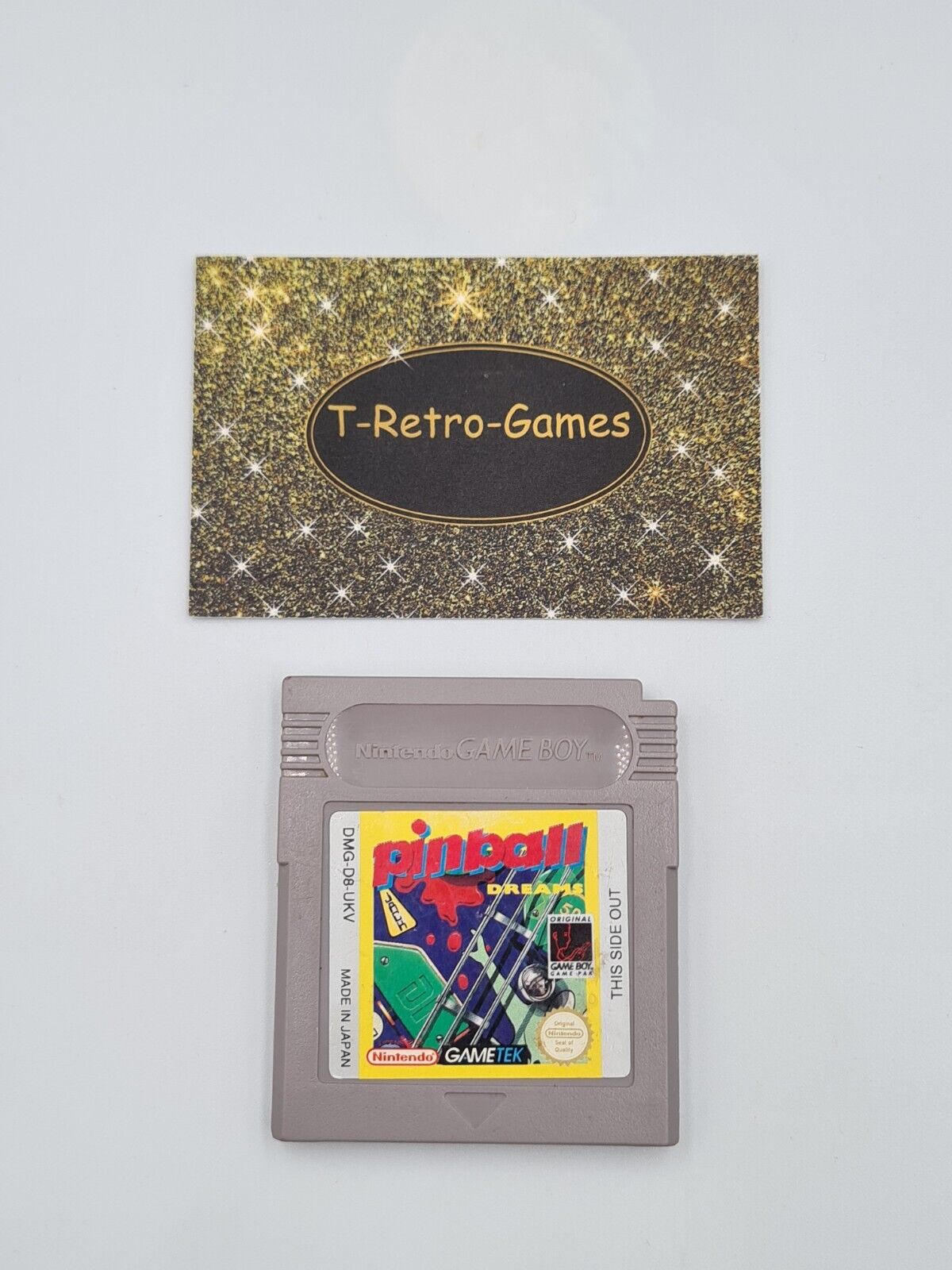 Nintendo Game Boy Classic Spiel Pinball Dreams Modul UKV - T-Retro-Games 