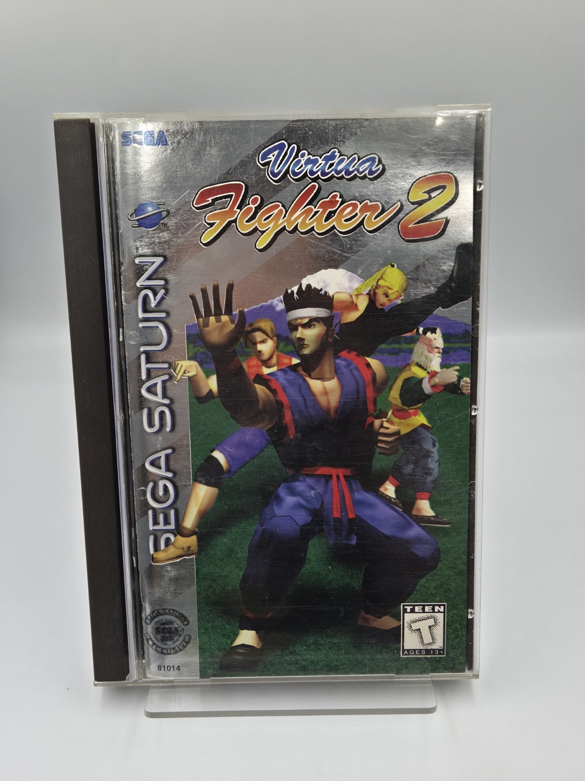 Sega Saturn Spiel Virtua Fighter 2 mit OVP und Anleitung NTSC-USA