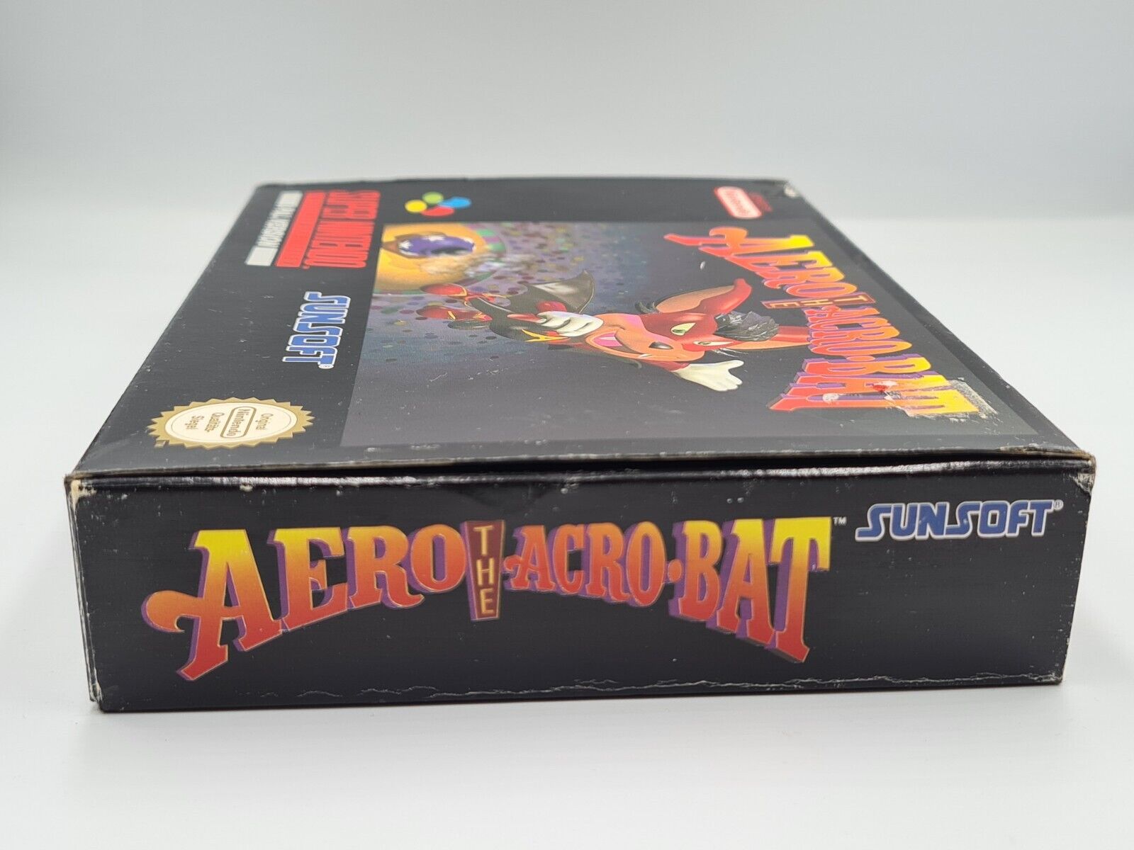 SNES Super Nintendo Aero The Acro-Bat mit OVP und Anleitung NOE - T-Retro-Games 