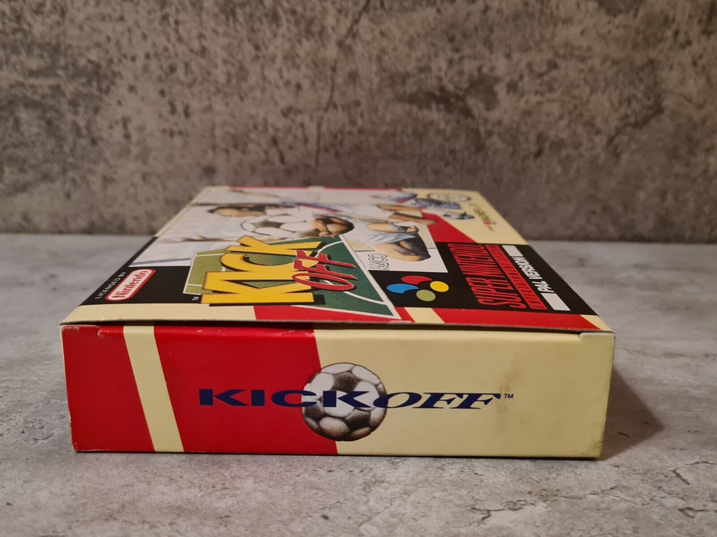 SNES Super Nintendo Kick Off mit OVP und Anleitung UKV - T-Retro-Games 