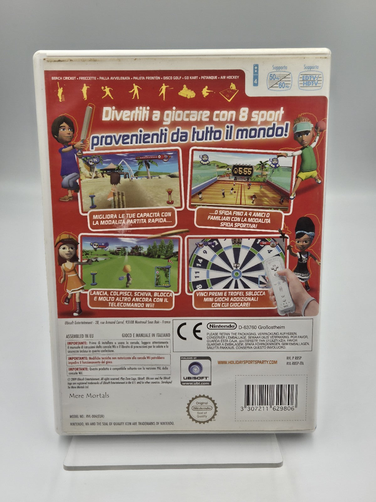 Nintendo Wii Spiel Holiday Sports Party mit OVP und Anleitung ITA