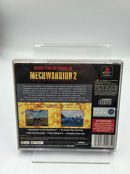 PS1 Playstation 1 Mechwarrior 2 mit OVP und Anleitung Englisch 