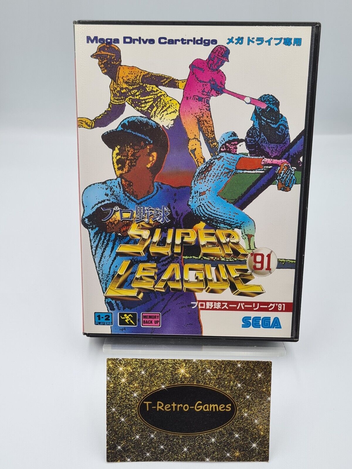 Sega Mega Drive Super League 91 mit OVP und Anleitung Japan Version - T-Retro-Games 