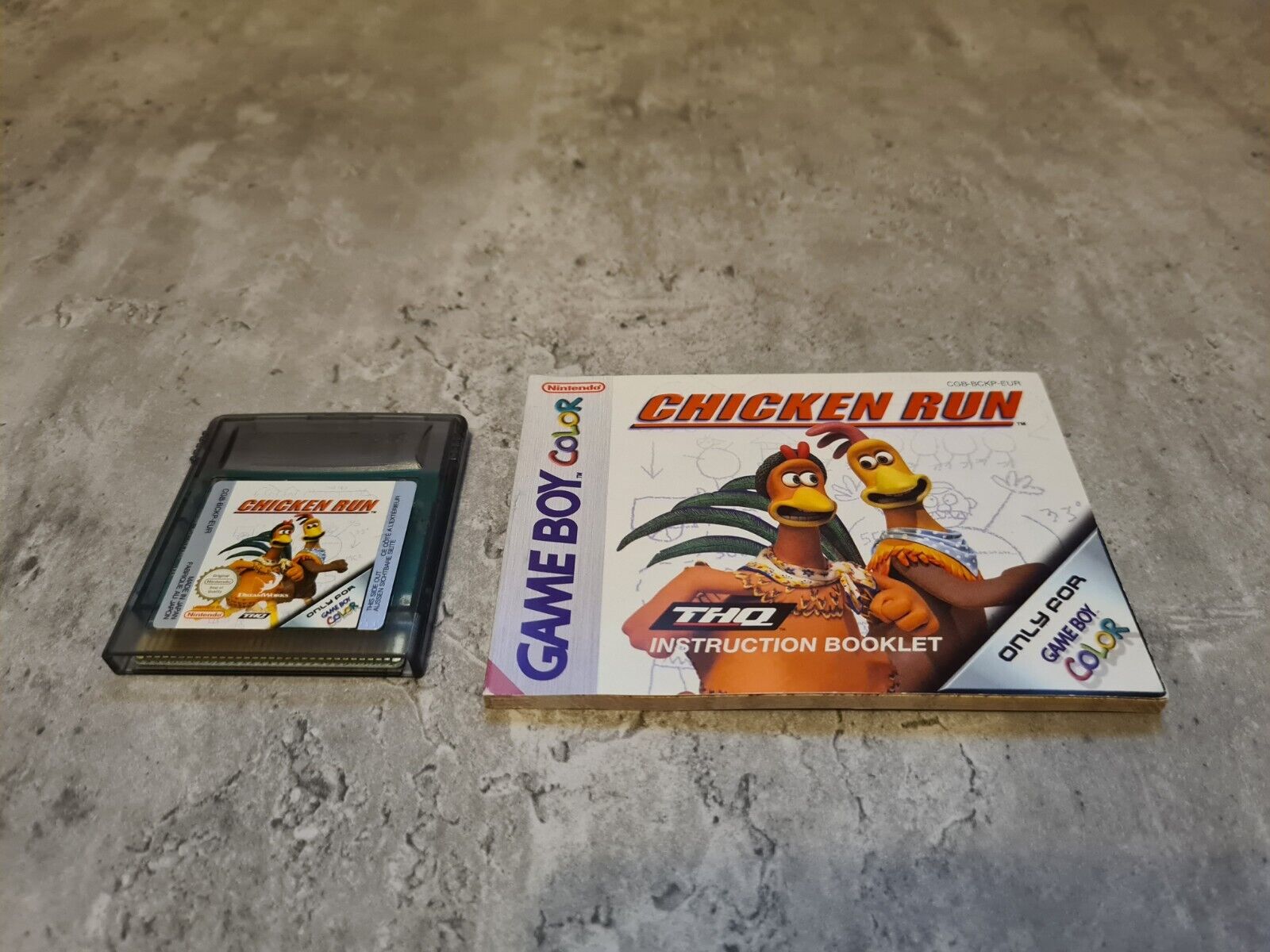 Nintendo Game Boy Color Chicken Run mit OVP und Anleitung EUR - T-Retro-Games 