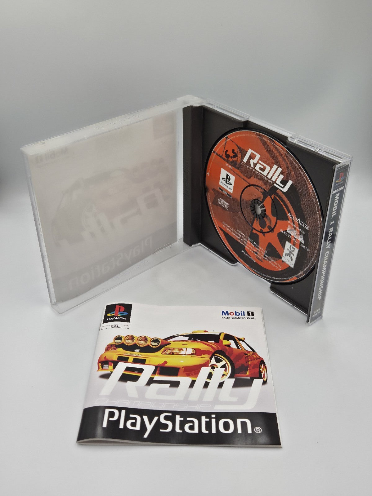PS1 Playstation 1 Spiel Mobil 1 Rally Championship mit OVP und Anleitung Deutsch