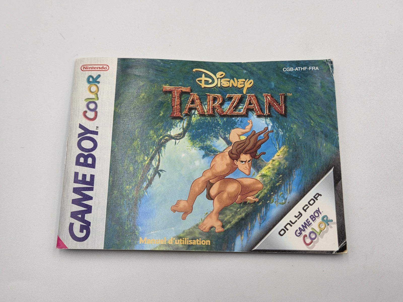 Nintendo Game Boy Color Disney Tarzan mit OVP und Anleitung  FRA