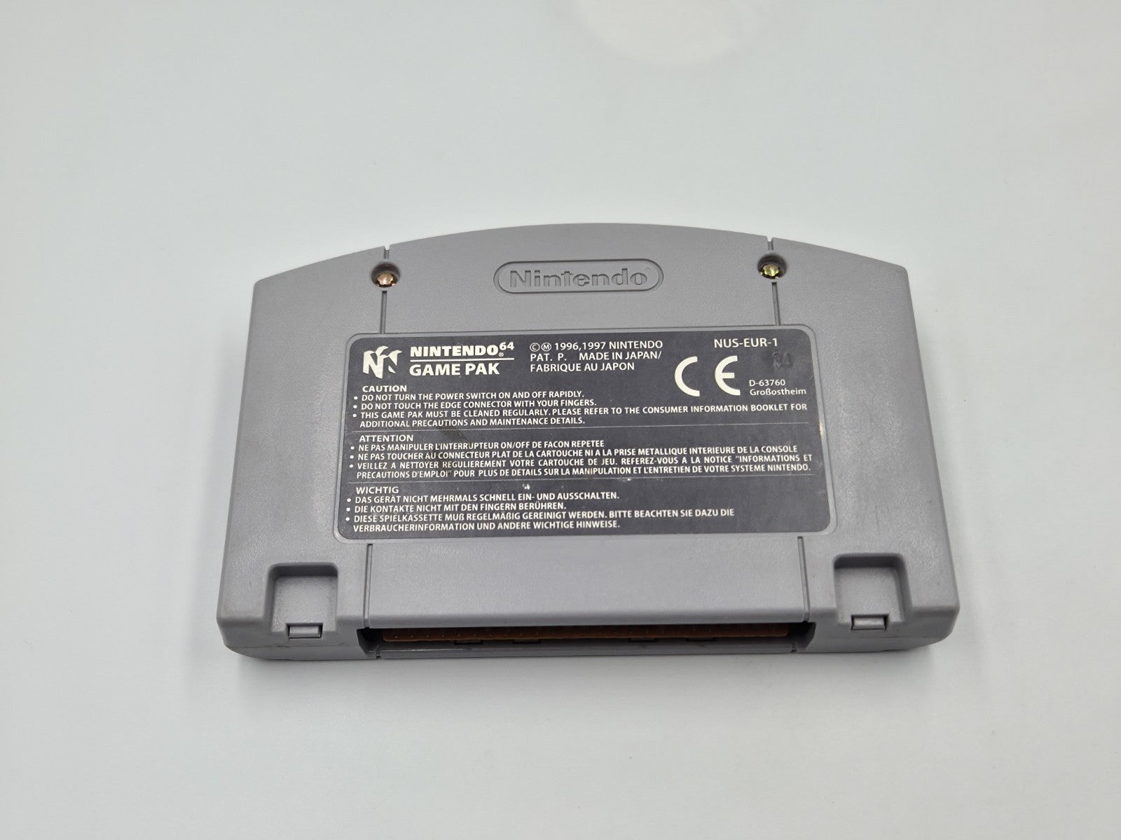 N64 Nintendo 64 The Legend of Zelda Ocarina of Time mit OVP und Anleitung EUR