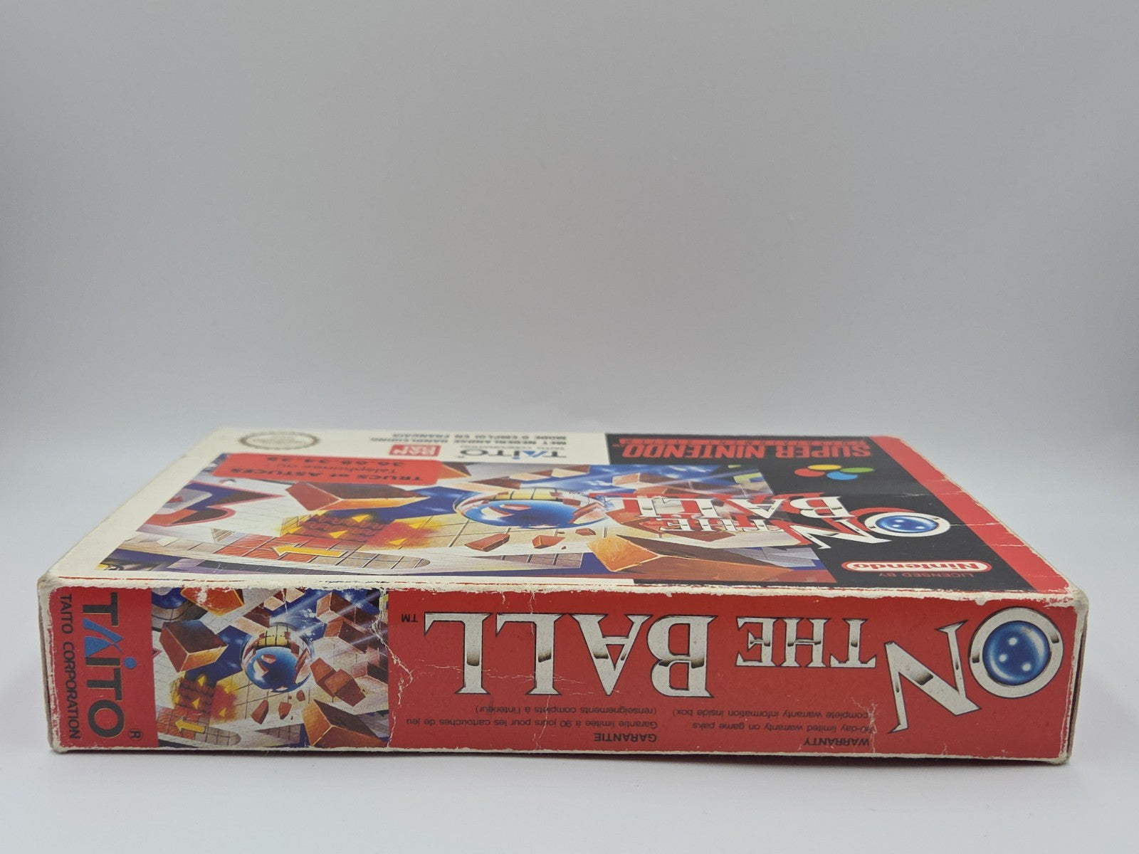 SNES Super Nintendo On The Ball mit OVP und Anleitung FAH