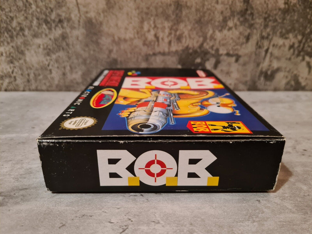 SNES Super Nintendo B.O.B. mit OVP und Anleitung + Poster NOE - T-Retro-Games 