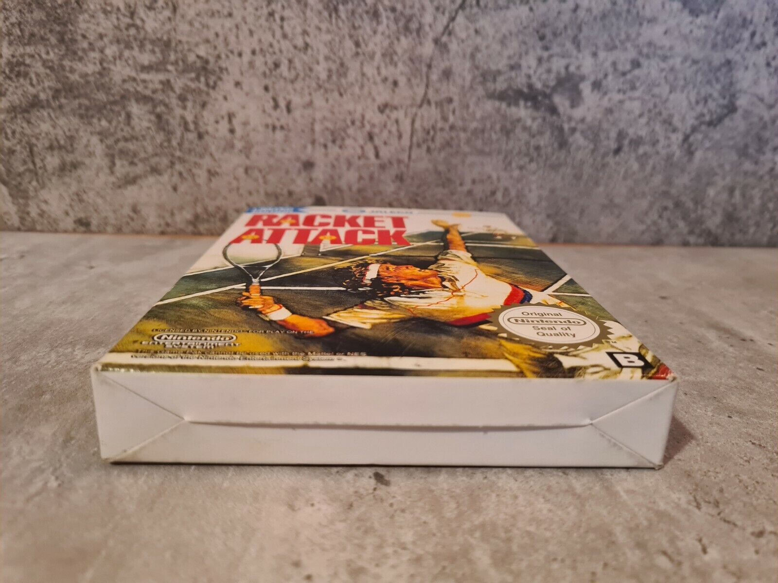 Nintendo NES Racket Attack mit OVP und Anleitung NOE - T-Retro-Games 
