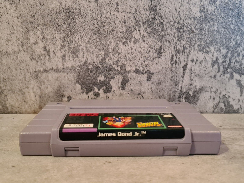 SNES Super Nintendo James Bond Jr NTSC USA Modul - T-Retro-Games 