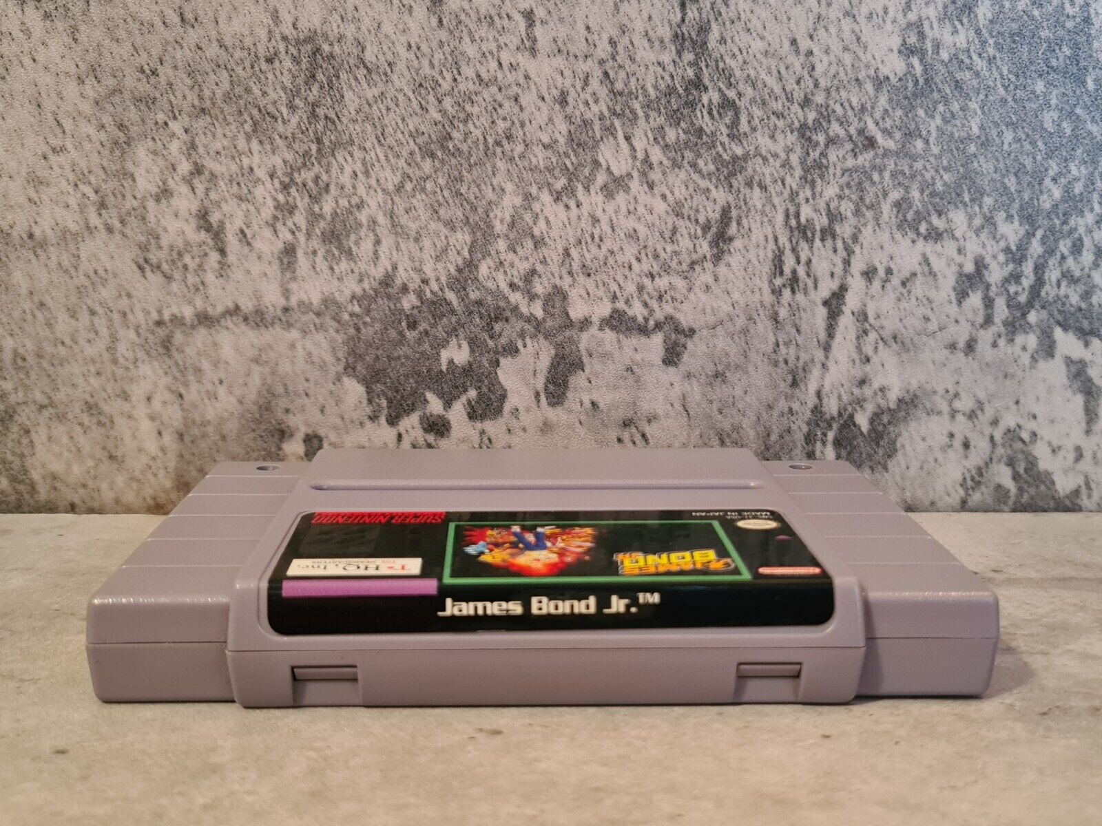 SNES Super Nintendo James Bond Jr NTSC USA Modul - T-Retro-Games 