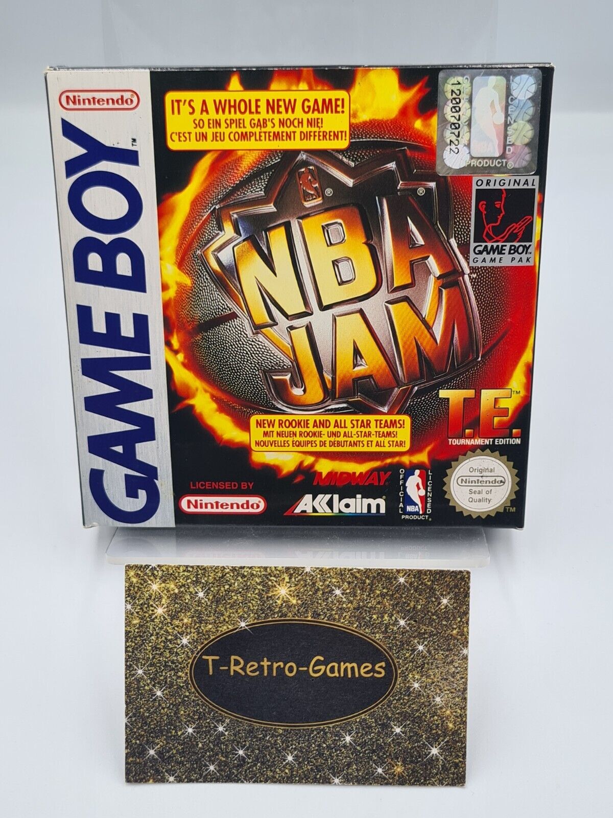 Nintendo Game Boy Classic NBA Jam T.E. mit OVP und Anleitung EUR - T-Retro-Games 